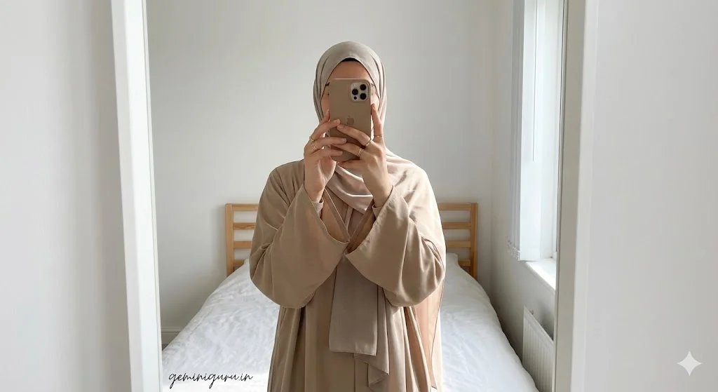 4. The Faceless Aesthetic (Mirror Selfie) AI prompt example