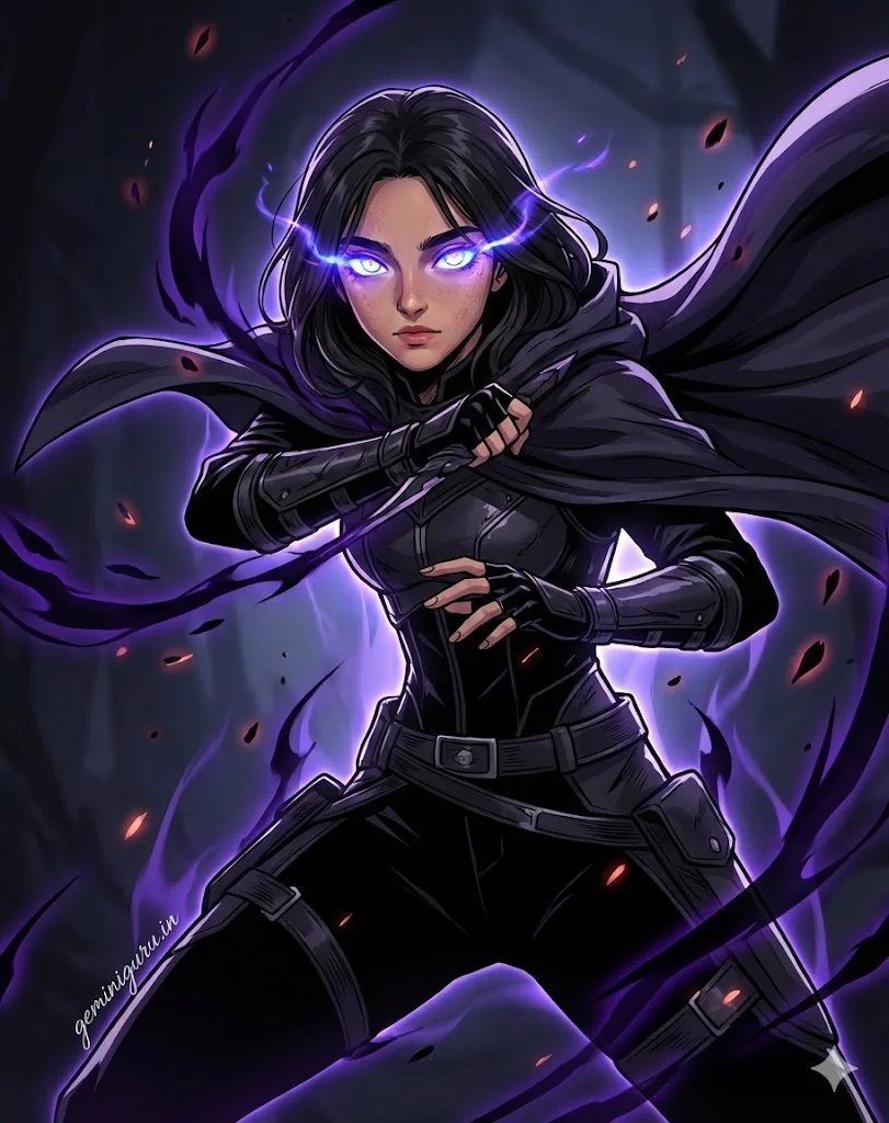 5. The Dark Fantasy (Solo Leveling) AI prompt example