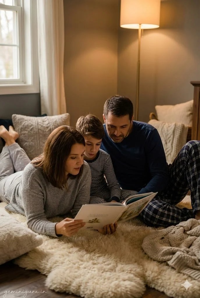 3. The Cozy Sunday Indoor AI prompt example