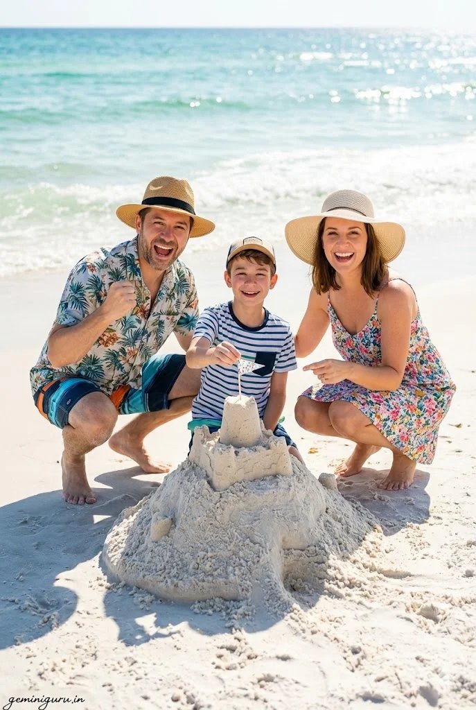 5. The Beach Vacation Fun AI prompt example