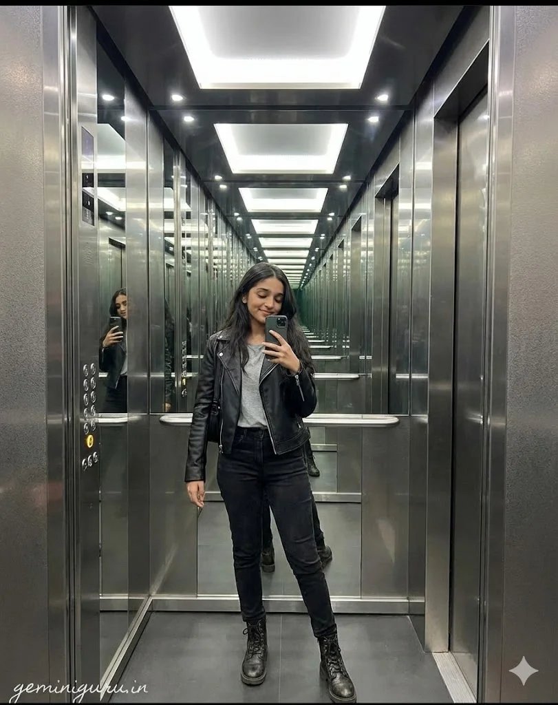5. The Elevator Flex (Chrome) AI prompt example