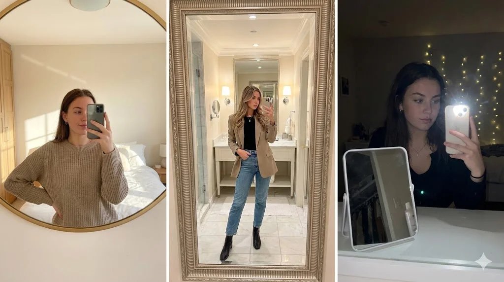 6 Gemini AI Mirror Selfie Prompts for Realistic Girl Photos