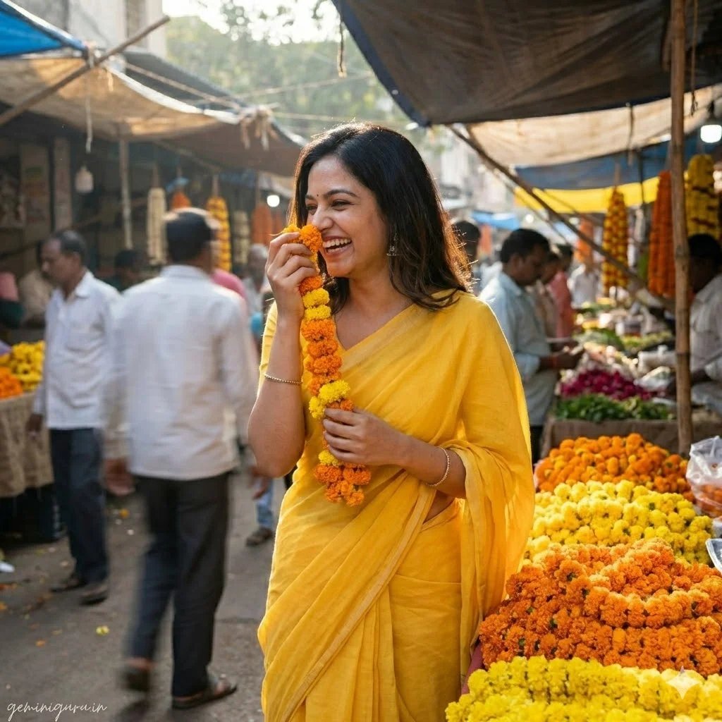 4. The Flower Market Candid AI prompt example