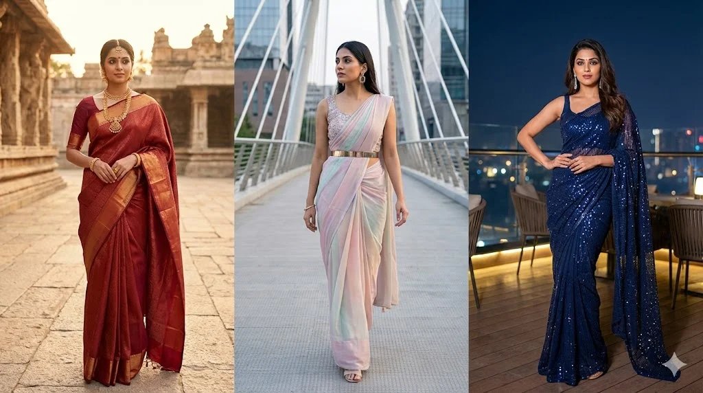Saree Prompt for Gemini AI — 11 Best Prompts (Traditional to Trending)