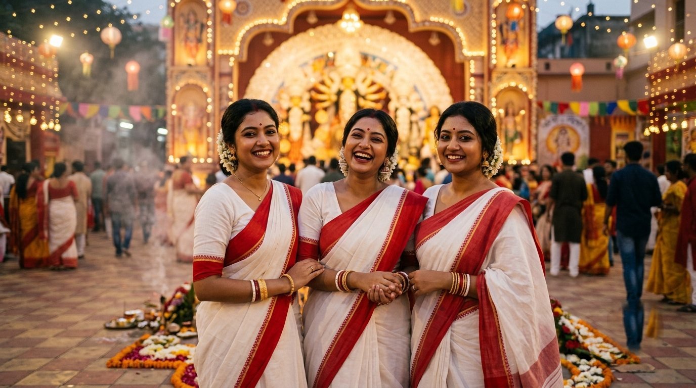 Bengali Saree Prompts for Gemini & ChatGPT (Copy & Paste)