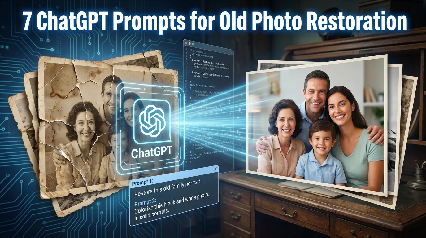 7 ChatGPT Prompts for Old Photo Restoration Copy Paste