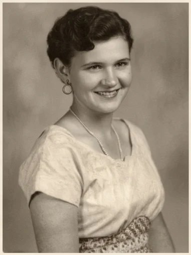 blurry face detail recovery prompt example for old portrait restoration