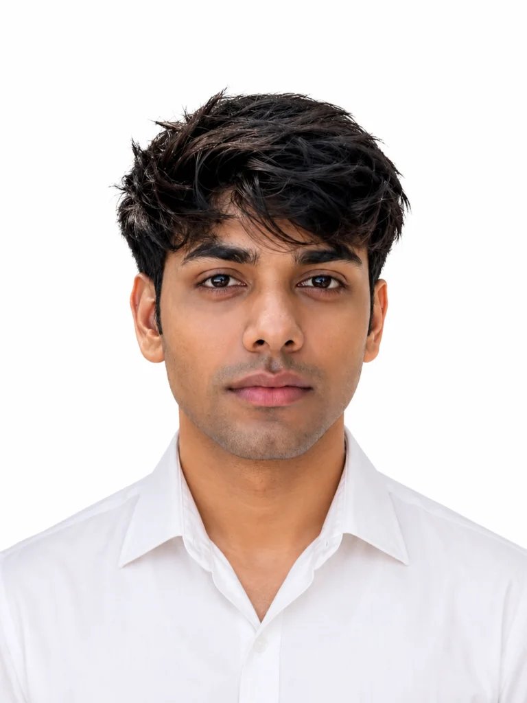 Passport Size Photo Prompts for ChatGPT college form example