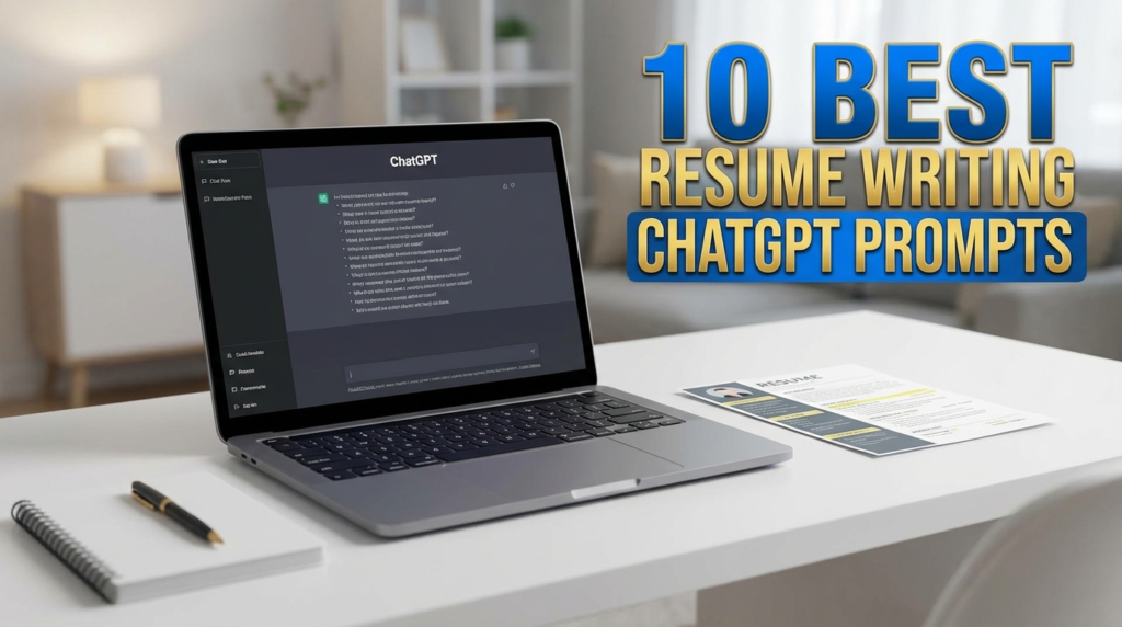 Resume writing ChatGPT prompts preview for creating a stronger professional resume