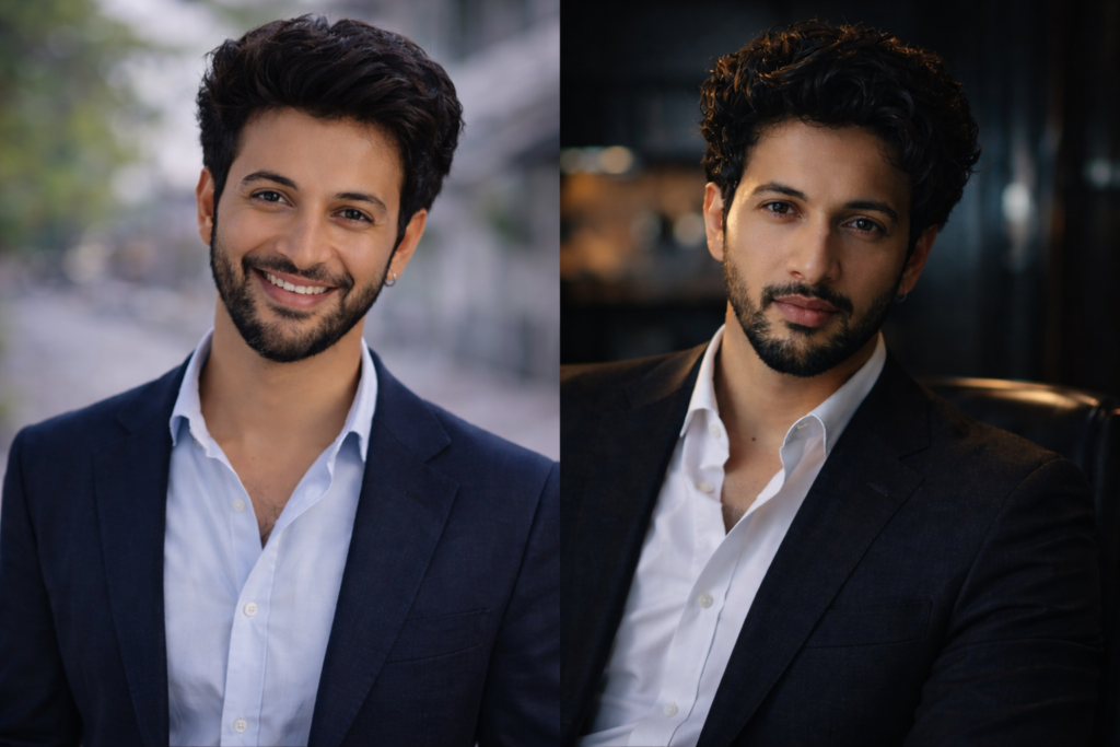 ChatGPT professional headshot prompts preview for realistic profile photo edits