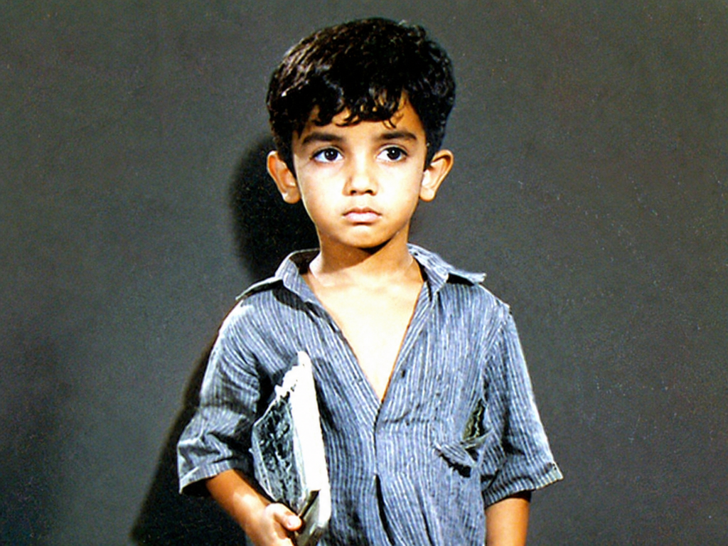 Childhood photograph restyled with an early 2000s digital camera look