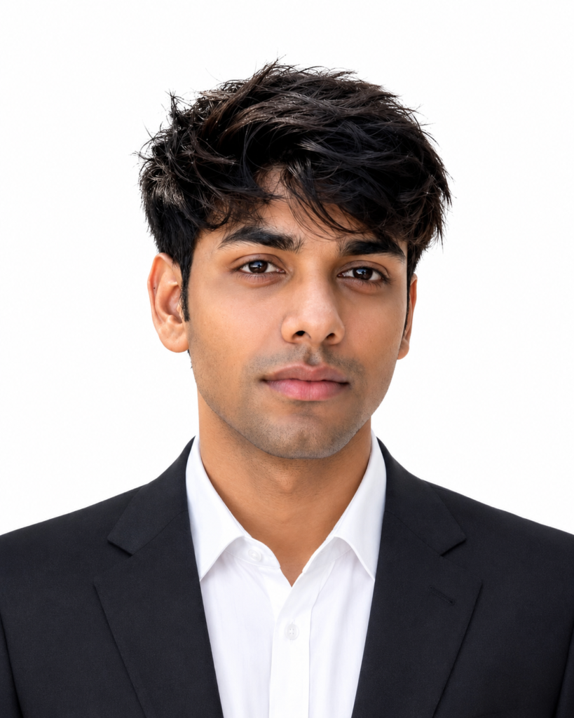 Passport Size Photo Prompts for ChatGPT natural smile example