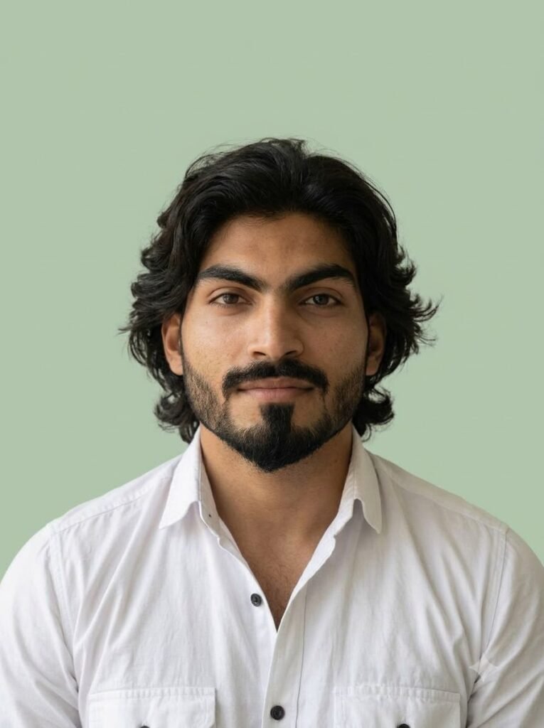 Instagram profile picture with soft pastel background