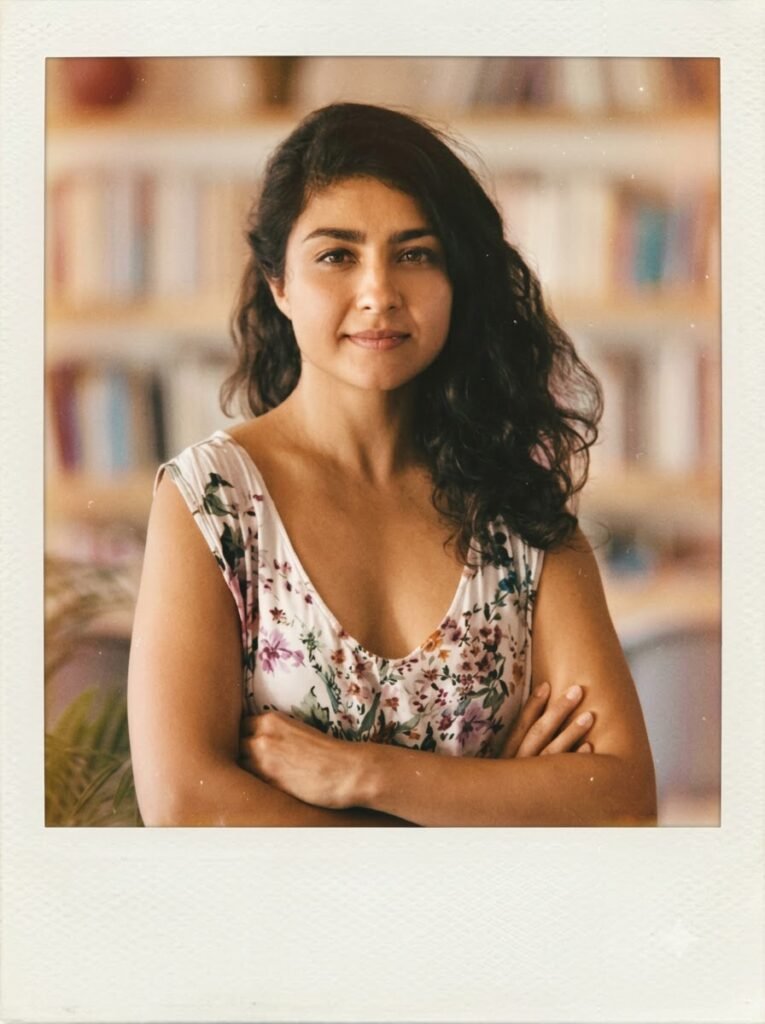 Polaroid-style photo with a blank white bottom border and no text